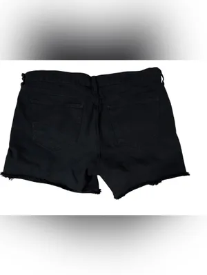 Madewell Black Denim Cutoff Shorts thumbnail 2