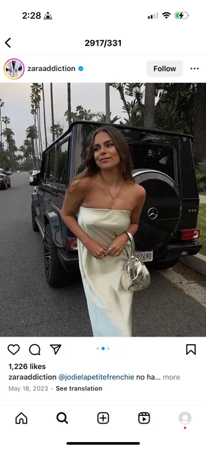 ZARA midi dress satin sleeveless tube olive green wedding party summer thumbnail 11
