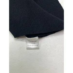 SEEK The Label Women's Black Ribbed Bodycon Mini Dress in Size S. thumbnail 6
