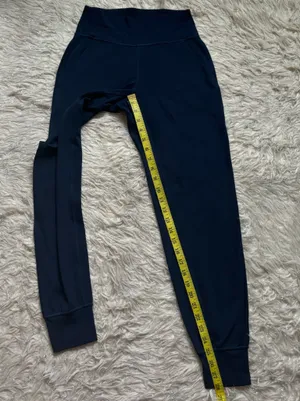 lululemon athletica Navy Women’s High-Waist Joggers with Subtle Logo Size 4 thumbnail 6
