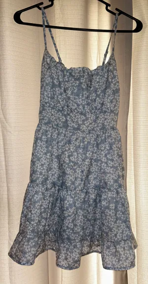 Blue And White Floral Sundress thumbnail 1