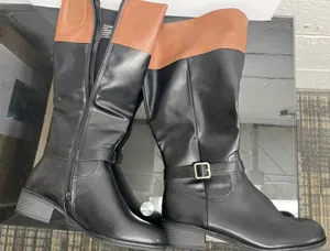 NWT St John's Bay Danwood Block Heel Riding Boots thumbnail 2