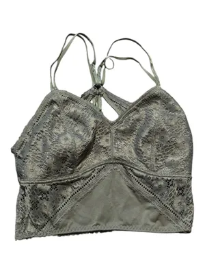 BKF Essentials Green Lace Bralette Size S thumbnail 1