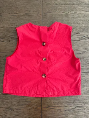 Mango Red Poplin Matching Set thumbnail 5