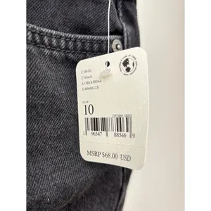 NWT Free People We the Free Sky High Black Denim Mini Skirt Size 10 Indie Sleaze thumbnail 10