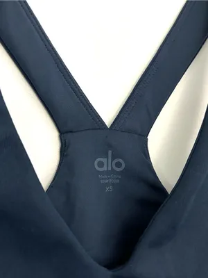ALO Yoga Navy Airbrush Real Bra Tank Size XS thumbnail 8