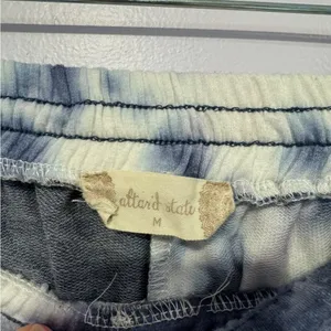 Altard State blue‎ and white tie dye sweat shorts thumbnail 2