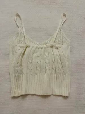 Boutique White Knit Top thumbnail 2