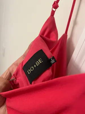 DO+BE ruffle pink mini dress thumbnail 3