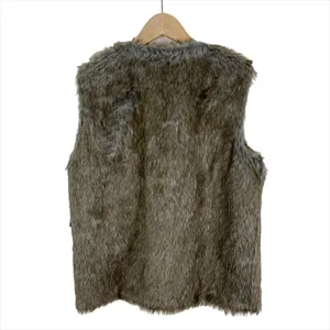 NWT Glamsia Faux Fur Vest in Tan/Brown Size XL thumbnail 3