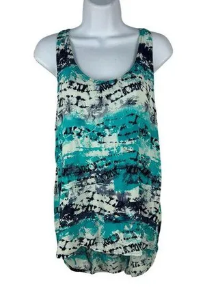 Volcom Womens Rayon Tie-Dye Tank Top Size L thumbnail 1