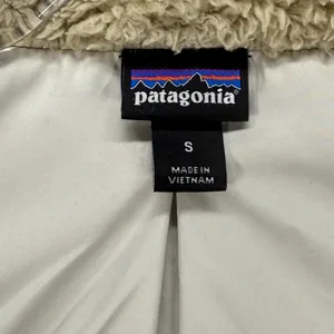 Patagonia Fleece Vest Full Zip‎ Sleeveless Outdoor Hiking Tan Small S thumbnail 5