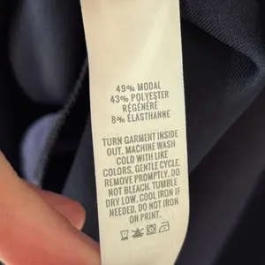 Offline by Aerie ChillUp Mini Dress Crepe Navy Blue White Ribbed Stripes Active thumbnail 12