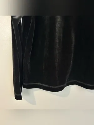 Vintage Harley Davidson Black Velour Long Sleeve Pullover Sweatshirt Size Medium thumbnail 5