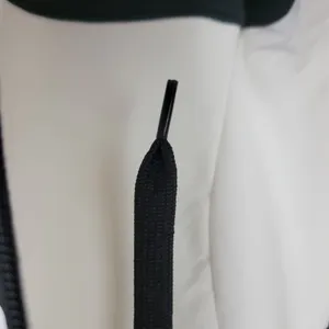 Hollister Full Zip‎ Hoodie Womens X-Small Black White Spell Out Sleeves Sporty thumbnail 6
