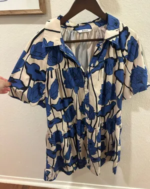 Floral dress Blue Size M thumbnail 1
