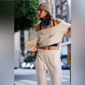 Free People Winning Stretch Set In IVORY SMALL thumbnail 3