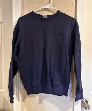 PINK Victoria's Secret Navy Crewneck Sweatshirt Size XS 0482 thumbnail 1