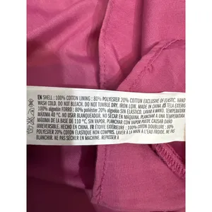 English Factory Magenta Pink Tiered‎ Midi Dress Ruffle Puff Sleeve Square Neck thumbnail 9