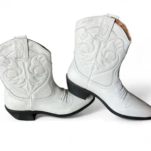 White Urban Outfitters Cowgirl Boots – Size 6, Never Worn! thumbnail 3