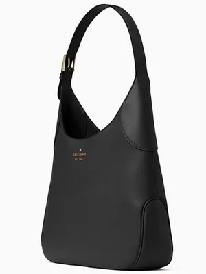 Kate Spade New York Black Pebble Leather Aster Shoulder Bag thumbnail 3