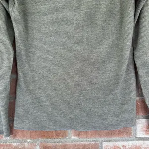 Stadium Athletics UNC North Carolina Hooded Henley Shirt Women’s Medium Gray Blue College thumbnail 9