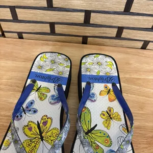 Brighton Breeze Wedge Butterfly‎ Flip Flop Size 9 thumbnail 5