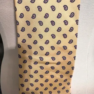 Stafford Men's Tie Silk Yellow Geometric Vintage Classic Necktie Office wear thumbnail 4