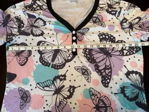 Boutique Shirley & Stone Butterfly Pajama Set / Lounge Set - L thumbnail 7