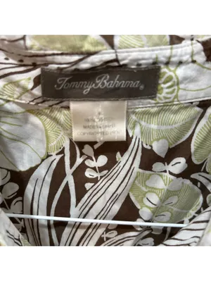 Tommy Bahama Women’s Tropical Floral Cotton Button-Up Shirt Coastal Fisherman S thumbnail 4