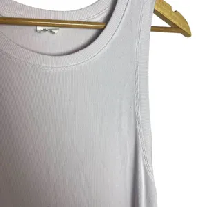 5/$25 Wilfred Free Women's L Tank Top Dress Sleeveless Ribbed Pale Pink Summer‎ thumbnail 2