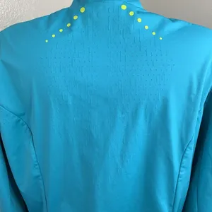 Craft Cycling Full Zip Vent Air Wind Jacket Women’s Sz M Turquoise Blue *flaws thumbnail 6