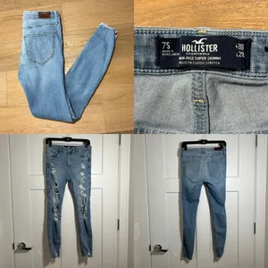 Hollister Size 28 ripped skinny jeans thumbnail 2
