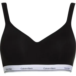 Calvin Klein Black Wireless Logo Band Bra thumbnail 14