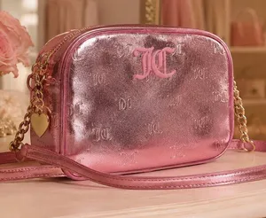 Juicy Couture Good Times Pink Metallic Crossbody Bag NWT thumbnail 1