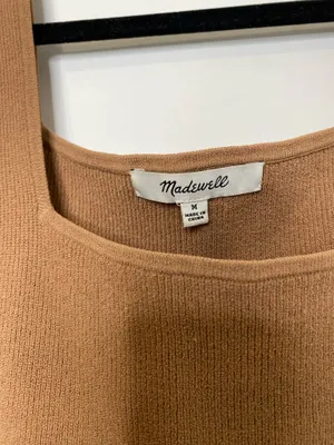 Madewell Bradbury Square Neck Sweater Tank thumbnail 5