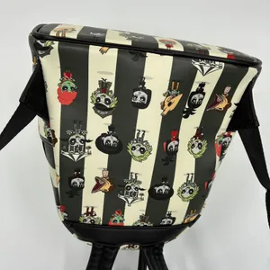 Loungefly Beetlejuice Chibi Mini Backpack Black White Striped Character Bag thumbnail 7