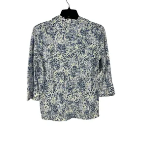 Lauren Ralph Lauren Women’s Blue Floral 2 Piece Pajama Set Button Top Pants S thumbnail 5