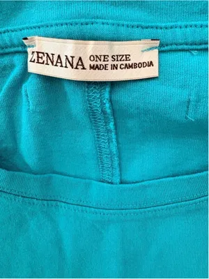 Zenana Premium Cotton Oversized Round Neck Box T-Shirt Size OS NIB thumbnail 6