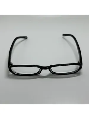 Zenni Black Rectangular Prescription Glasses Frames with Case thumbnail 3