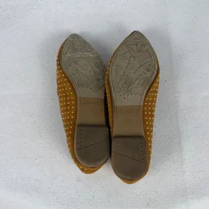 Mudd Loafers Womens 6 Studded Faux Suede Pointed Toe Mustard‎ Boho thumbnail 8