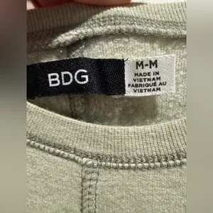 BDG Sage Green Long‎ Sleeve Relax Dress Size M thumbnail 8