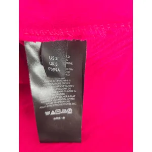 Free People Dress Womens S Ari Mini Magenta Pink Textured Puff Sleeve EUC thumbnail 3