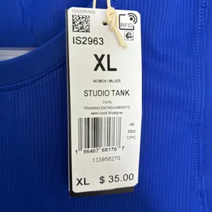 Adidas Yoga Royal Blue Studio Tank Athletic Muscle NWT Womens XL thumbnail 4