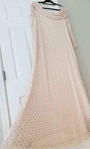 Anthropologie AFRM Long-Sleeve Off-The-Shoulder Mesh Maxi Dress, Size 2X thumbnail 8