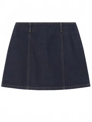 Uniqlo GU Denim Skort NWT Navy Small thumbnail 3