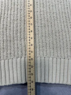 Aerie Cream Chenille Chunky Knit Cowl Neck Turtleneck Sweater Size M thumbnail 4