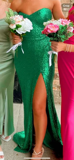 Green Prom Dress thumbnail 2