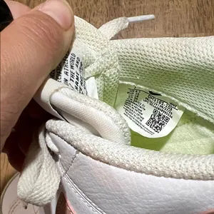 Nike Women's White and Peach Sneakers thumbnail 5