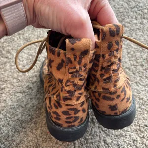 Billabong Leopard Print Lace and Zip Booties thumbnail 3